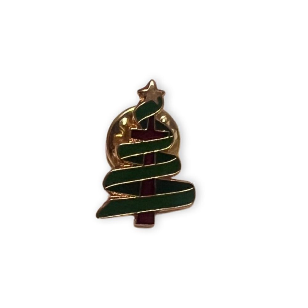 Christmas Tree Pin With Prayer Card